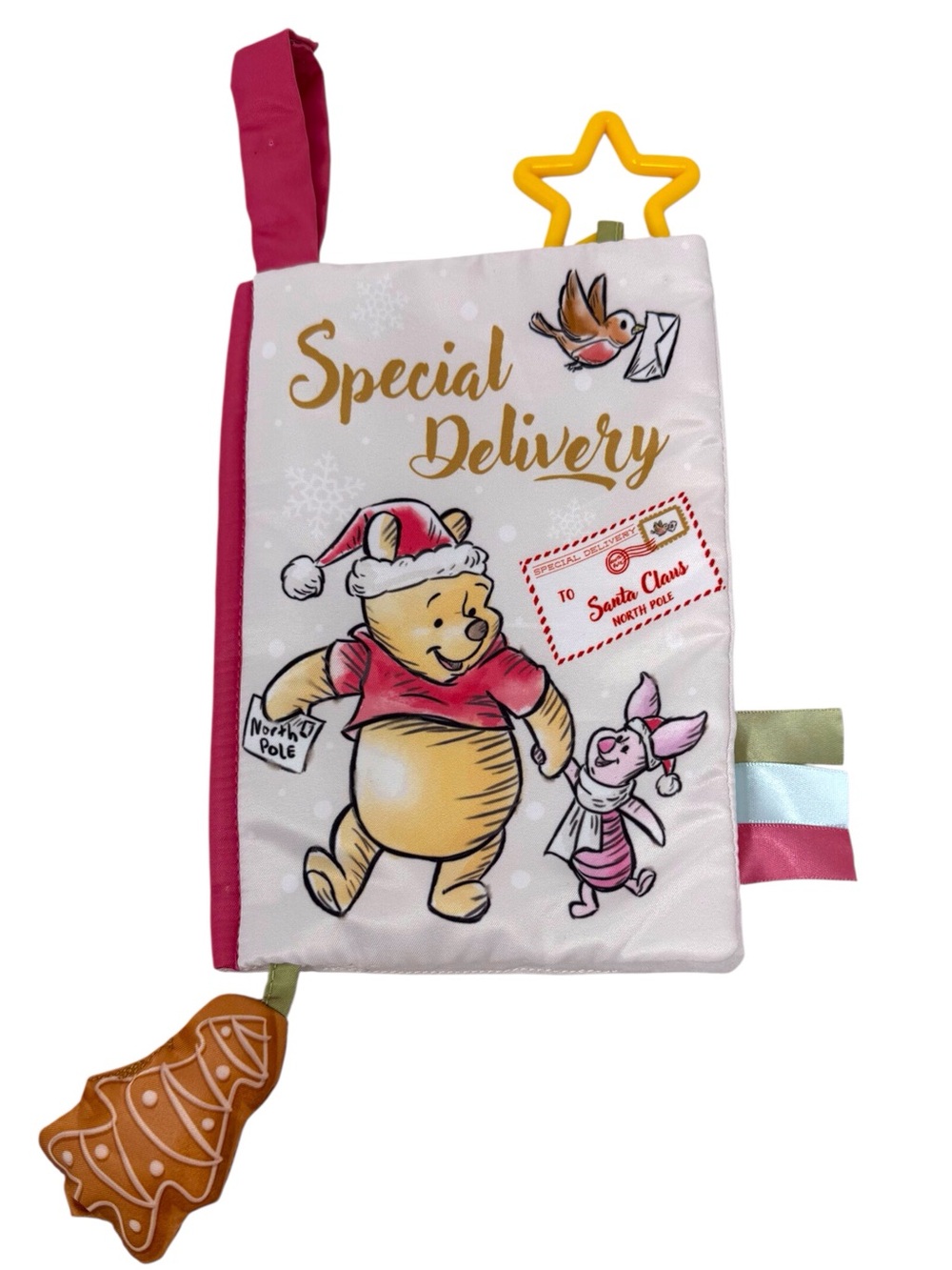 Disney Baby Winnie the Pooh Special Delivery soft crinkle baby/ child’s book